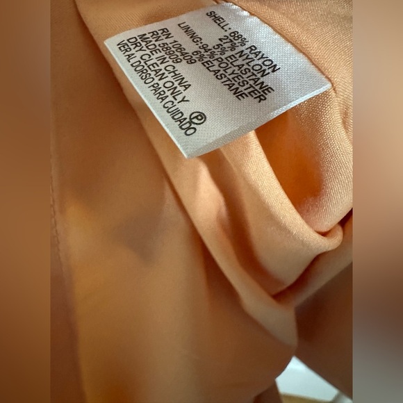 Antonio Melani Estelle Dress Size 10 Persimmon Sleeveless Sheath - Picture 7 of 9